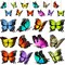 24 Pcs Spring Butterfly Hanging Ornaments – Wooden Butterfly Pendants with Ropes for Trees, Farmhouse Decor, Parties, and DIY Crafts